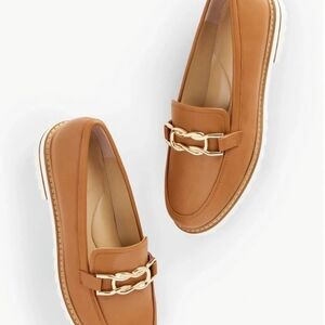 Talbots Women's Tan Loafers Size 8
